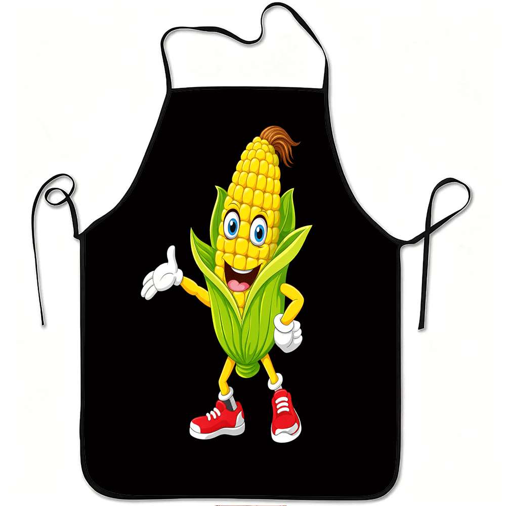 Kitchen Baking Gift Ideas - 1 Piece Country-Themed Apron, Happy Corn