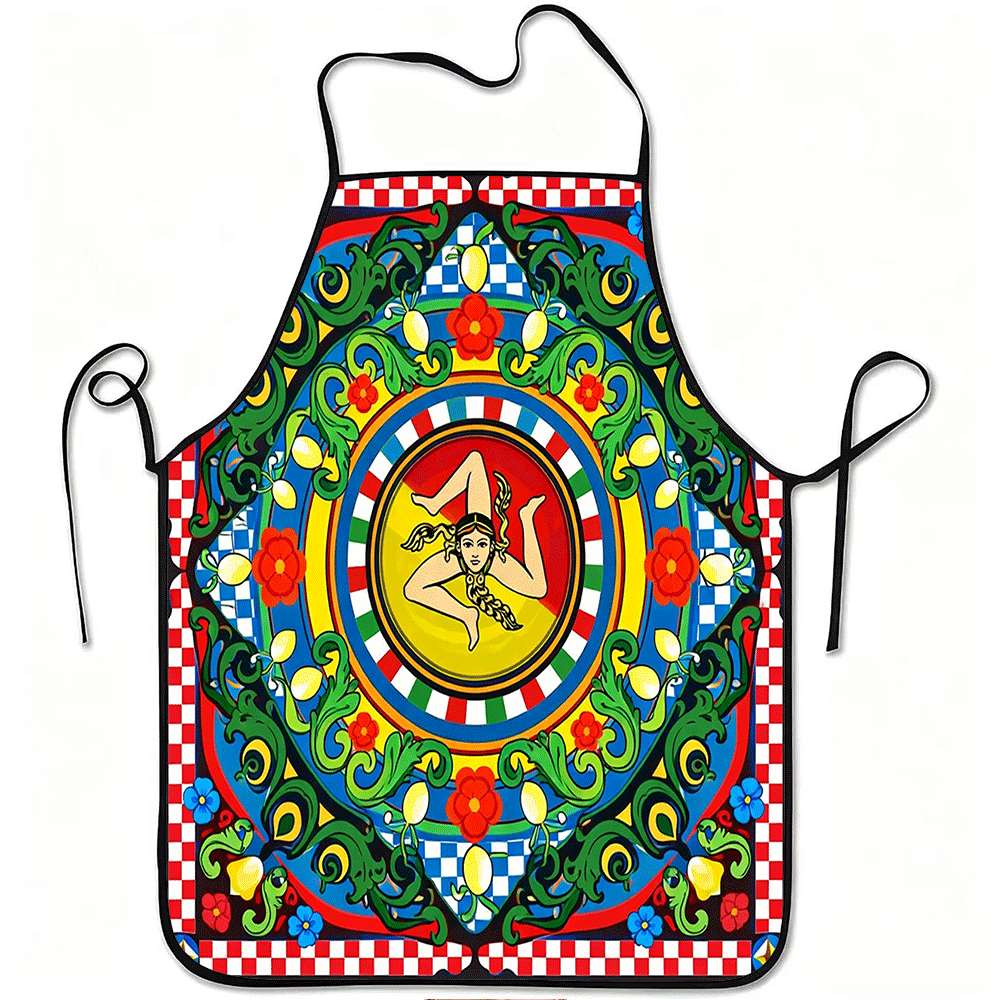 Kitchen Baking Gift Ideas - 1 Piece Italian Sicilian Themed Apron,