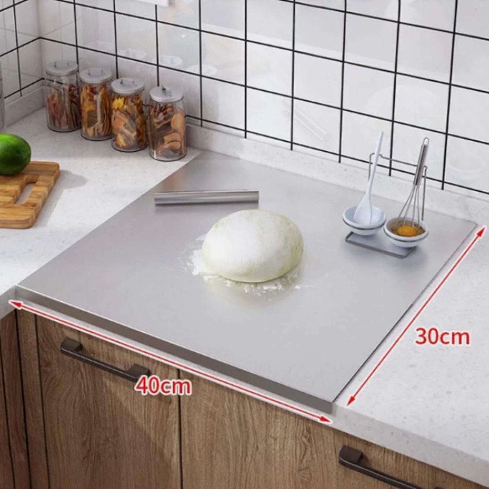Kitchen Tools For Baking - Stainless Steel Cutting Board Nonstick Double-Sided