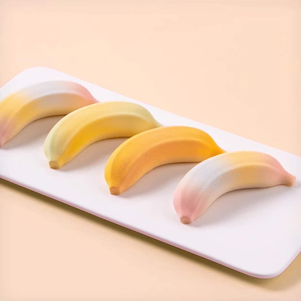 Kitchen Design For Baking - 6 or 12 Cells Banana Design