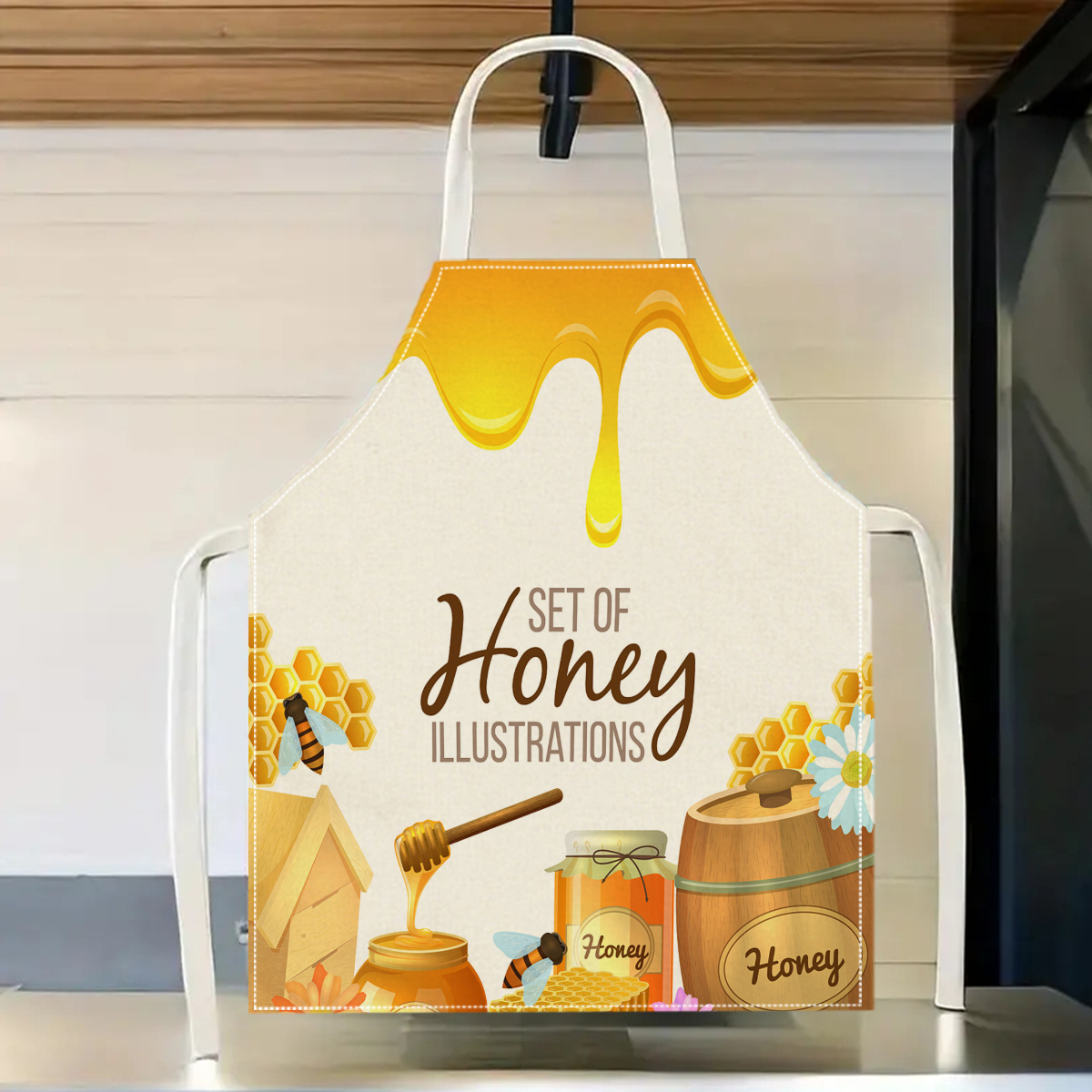 Kitchen Baking Gift Ideas - 1pc Honey Bee Apron Sweet Kitchen