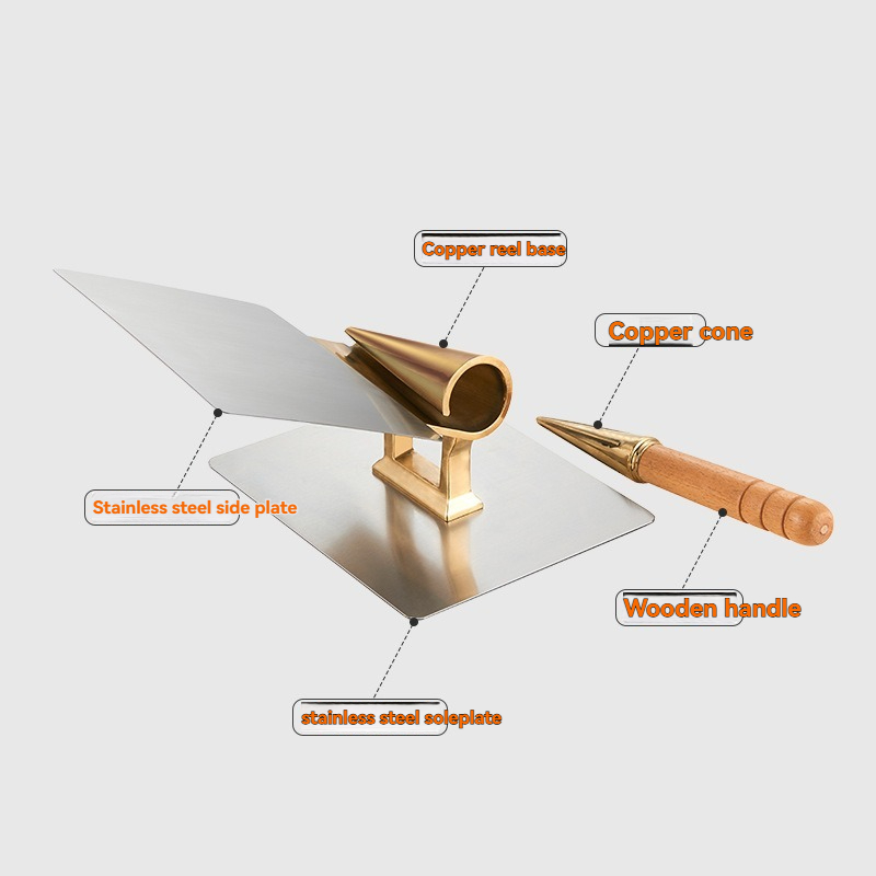 Commercial Kitchen Baking Equipment - Professional Copper Cone Tool, Large Size