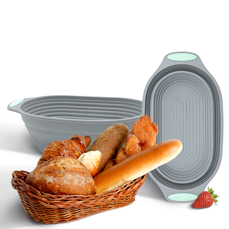 Kitchen Tools For Baking - 1PC Silicone Foldable Banneton Bread Proofing