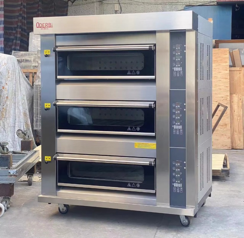 Commercial Kitchen Baking Equipment - Customized Commercial 3 Deck 6 Trays