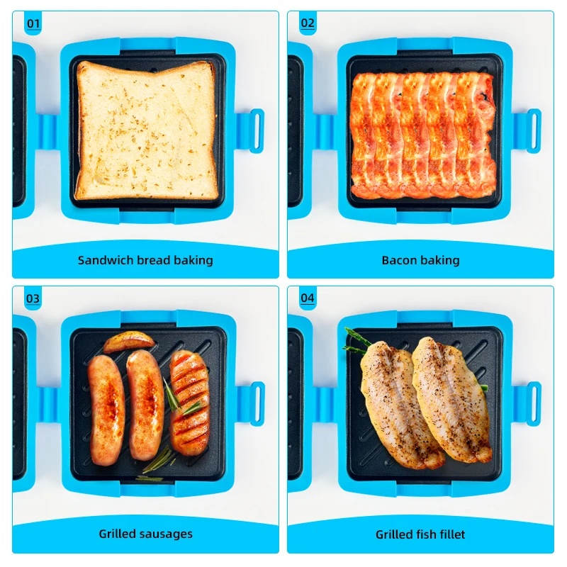 3pack Food Grade Sandwich Toas - đánh giá và giá Kitchen Baking Set