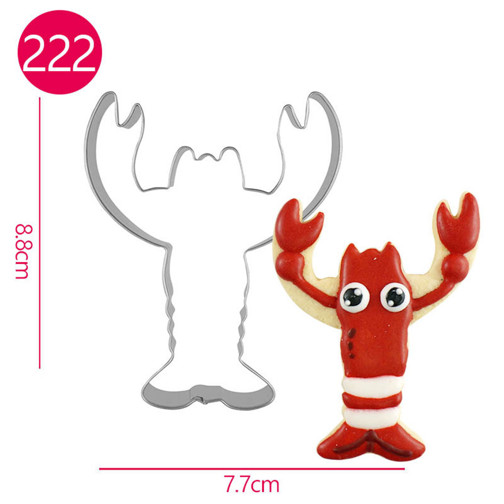 4pcs Lobster Shape Cookie Cutt - đánh giá và giá Kitchen Design For Baking