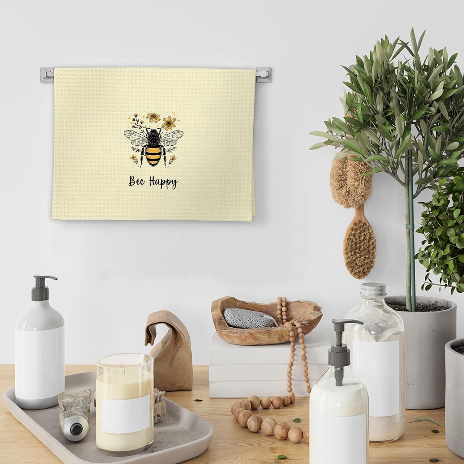 2Pcs, Summer Bee Happy Kitchen - đánh giá và giá Kitchen And Baking Life