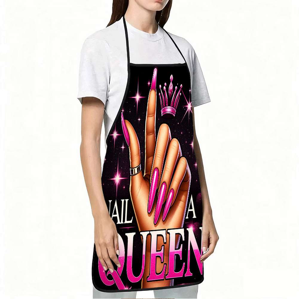 1 Trendy Nail Art-Themed Apron - đánh giá và giá Kitchen Baking Gift Ideas