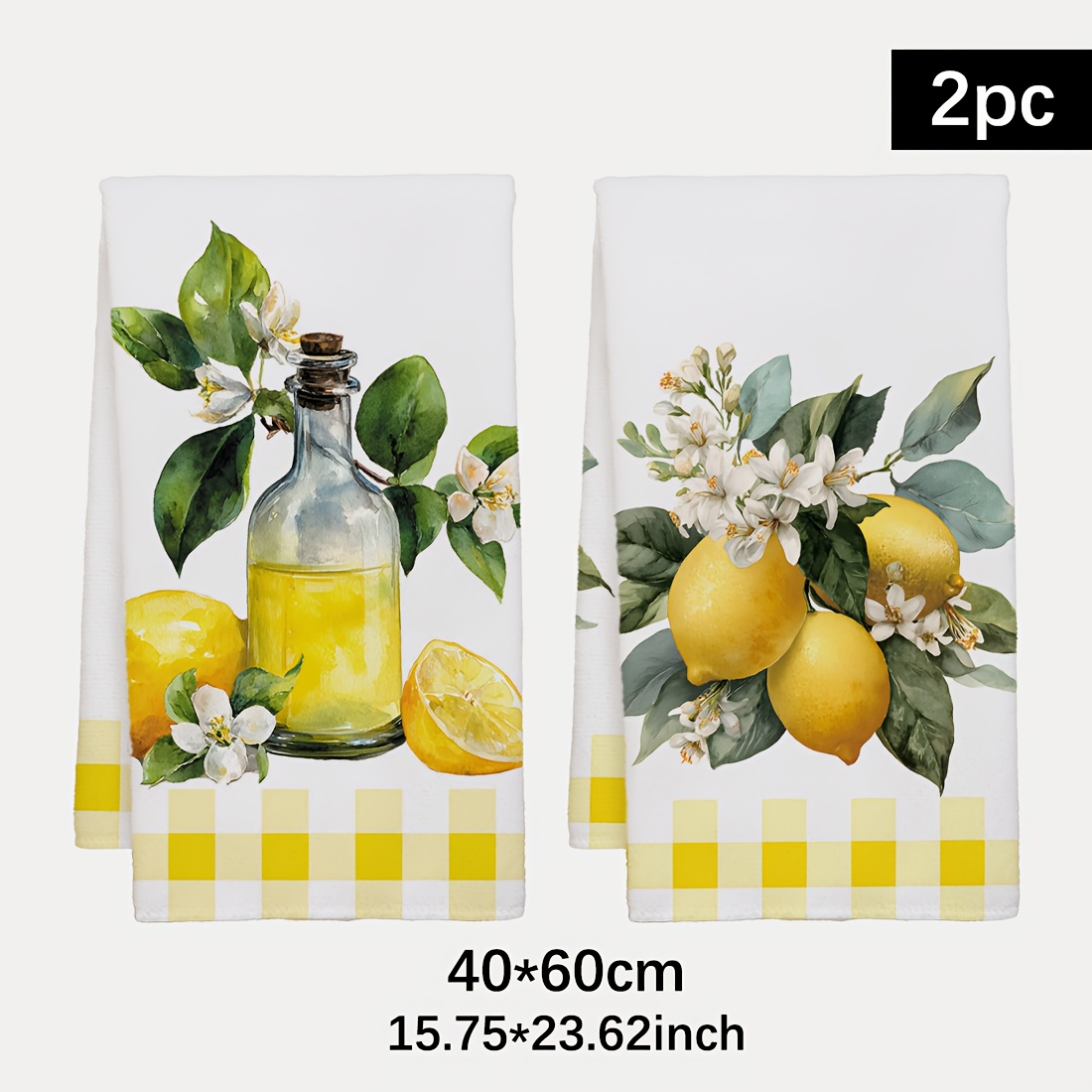 2Pcs, Lemon Floral Pattern Kit - đánh giá và giá Kitchen And Baking Life