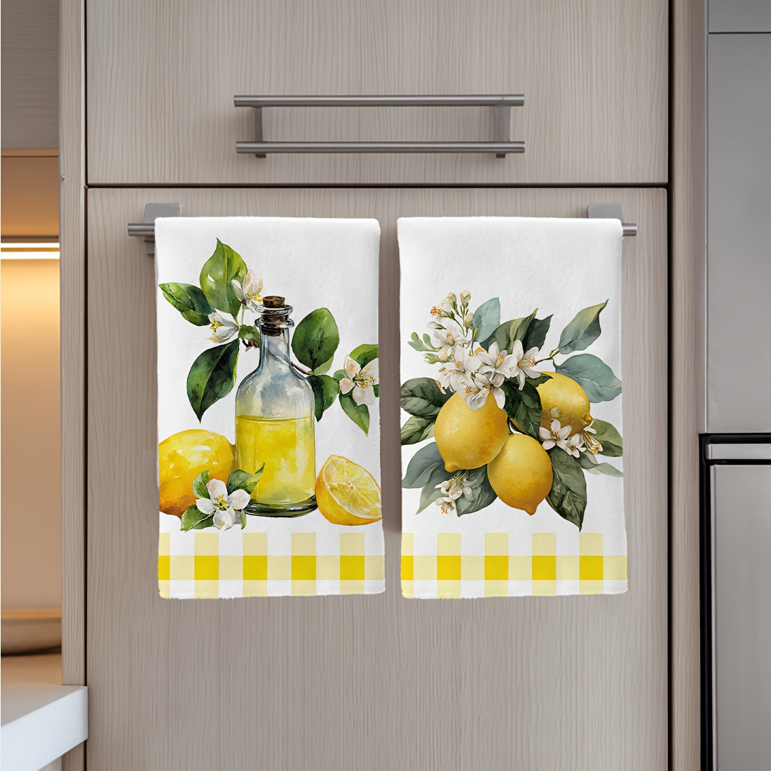 2Pcs, Lemon Floral Pattern Kit - đánh giá và giá Kitchen And Baking Life
