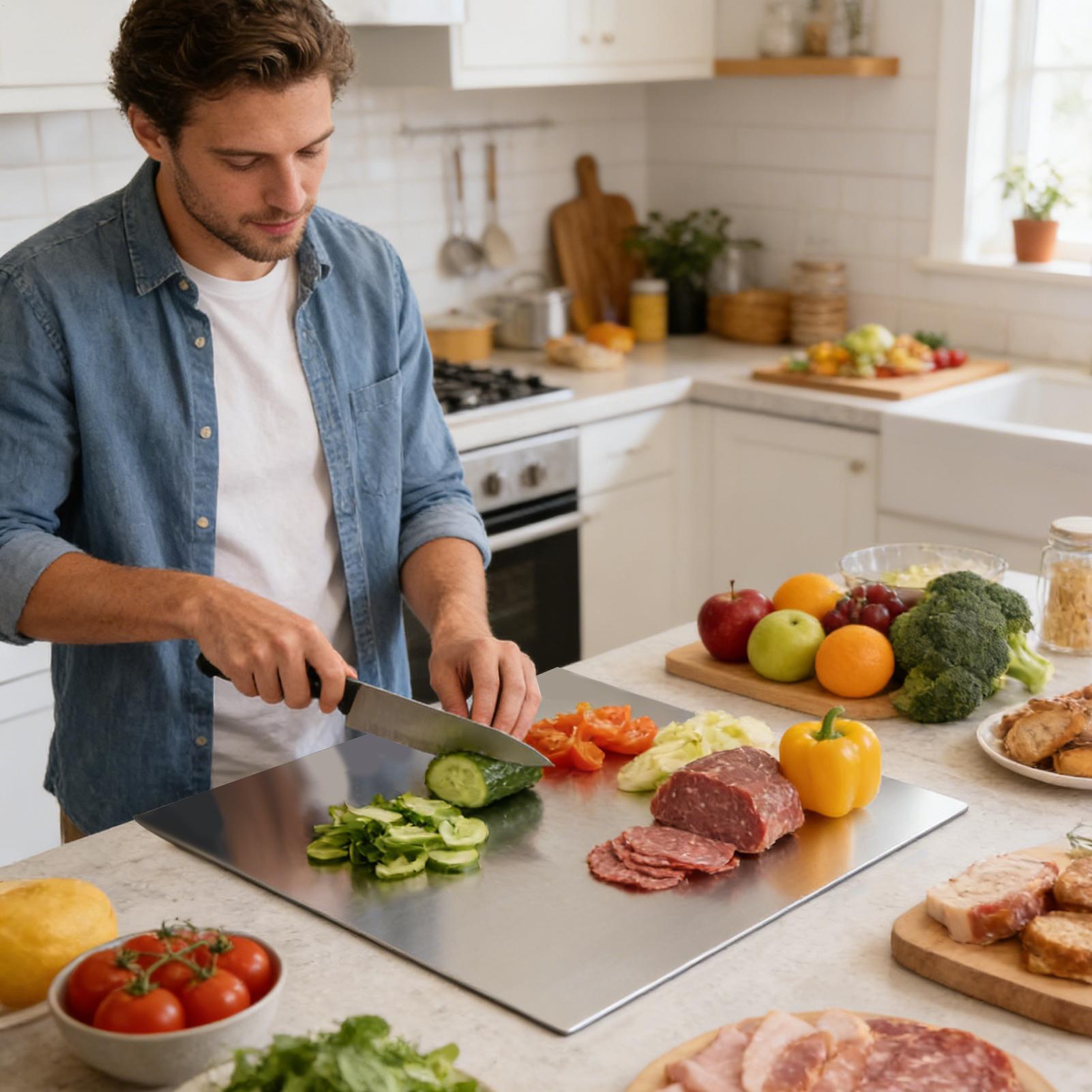 Stainless Steel Cutting Board  - đánh giá và giá Kitchen Tools For Baking