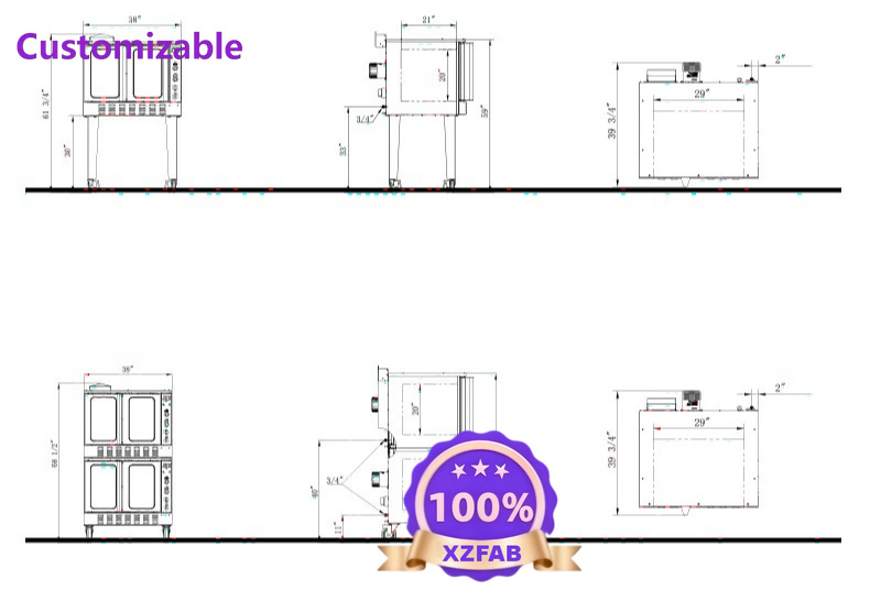 Factory Direct 2026 Convection - đánh giá và giá Commercial Kitchen Baking Equipment