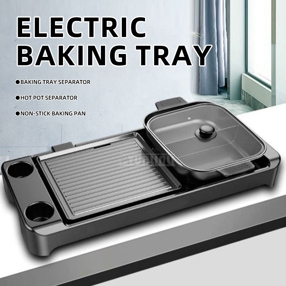 Electric Barbecue Hotpot Stove - đánh giá và giá Kitchen Baking Appliances