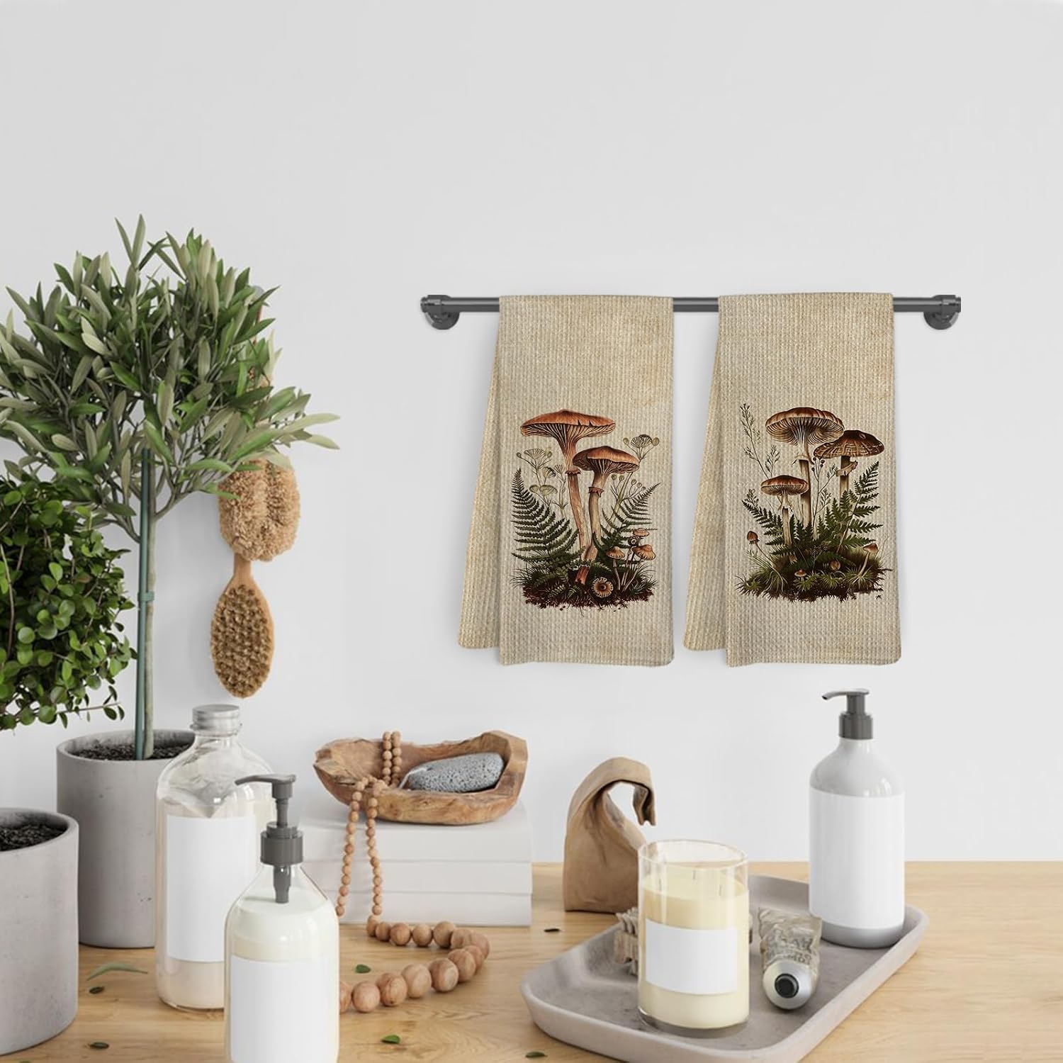 2Pcs, Vintage Mushroom Kitchen - đánh giá và giá Kitchen And Baking Life