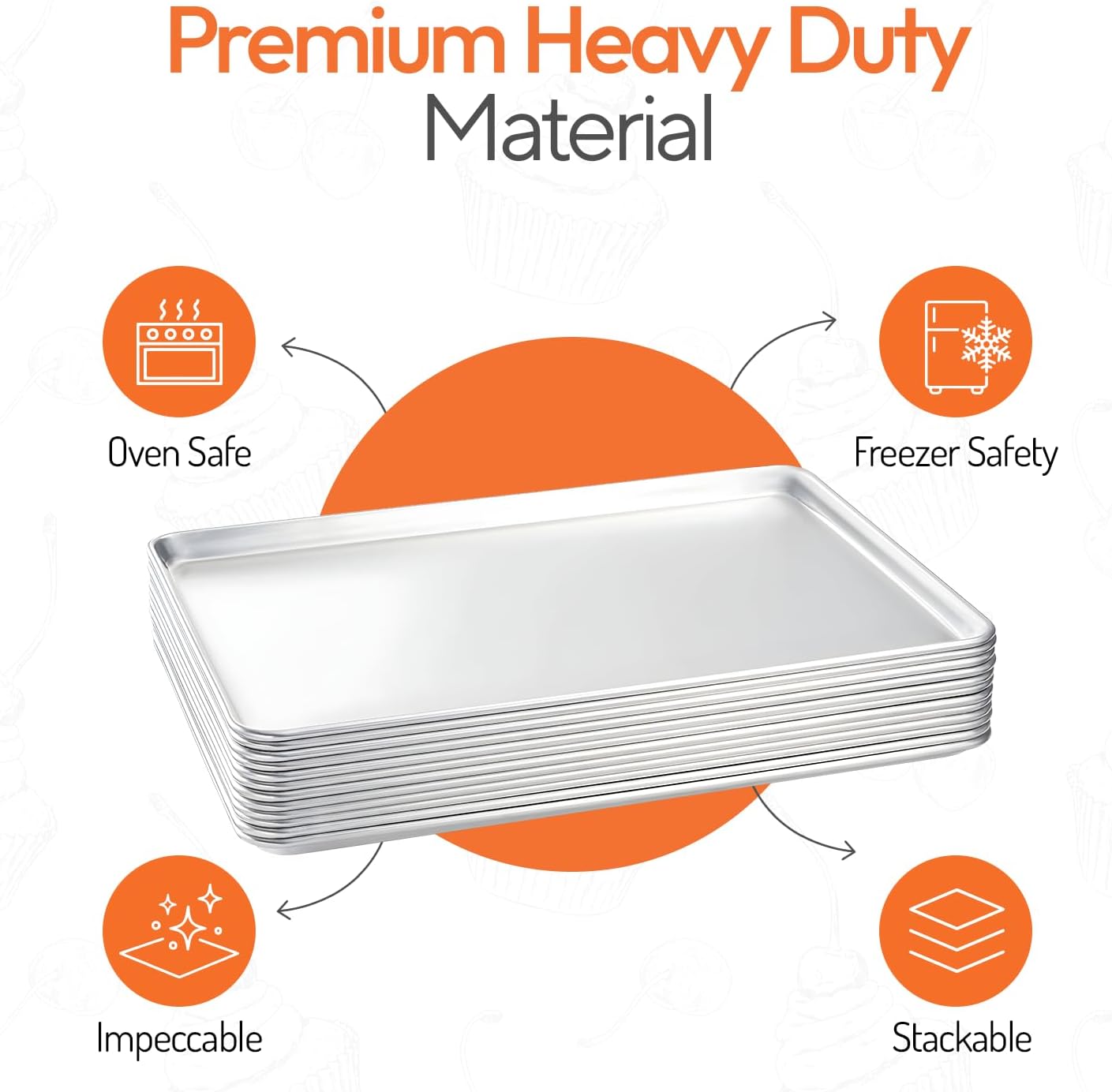Full Size Commercial Aluminum  - đánh giá và giá Kitchen Baking Set
