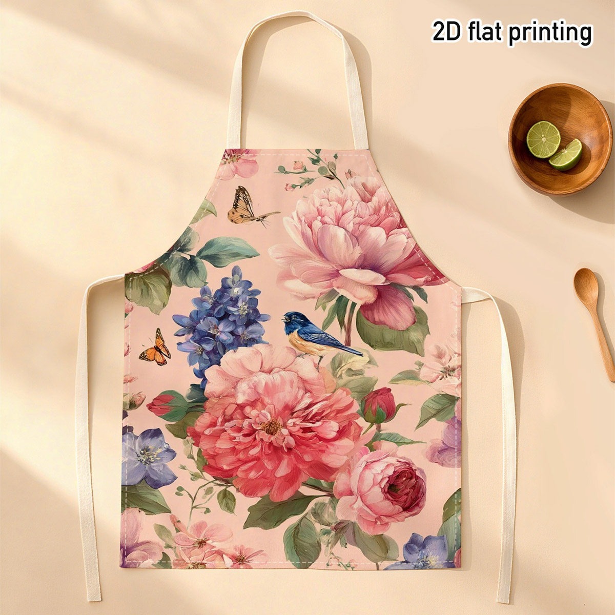 1pc Beautiful Floral Bird Apro - đánh giá và giá Kitchen Baking Gift Ideas
