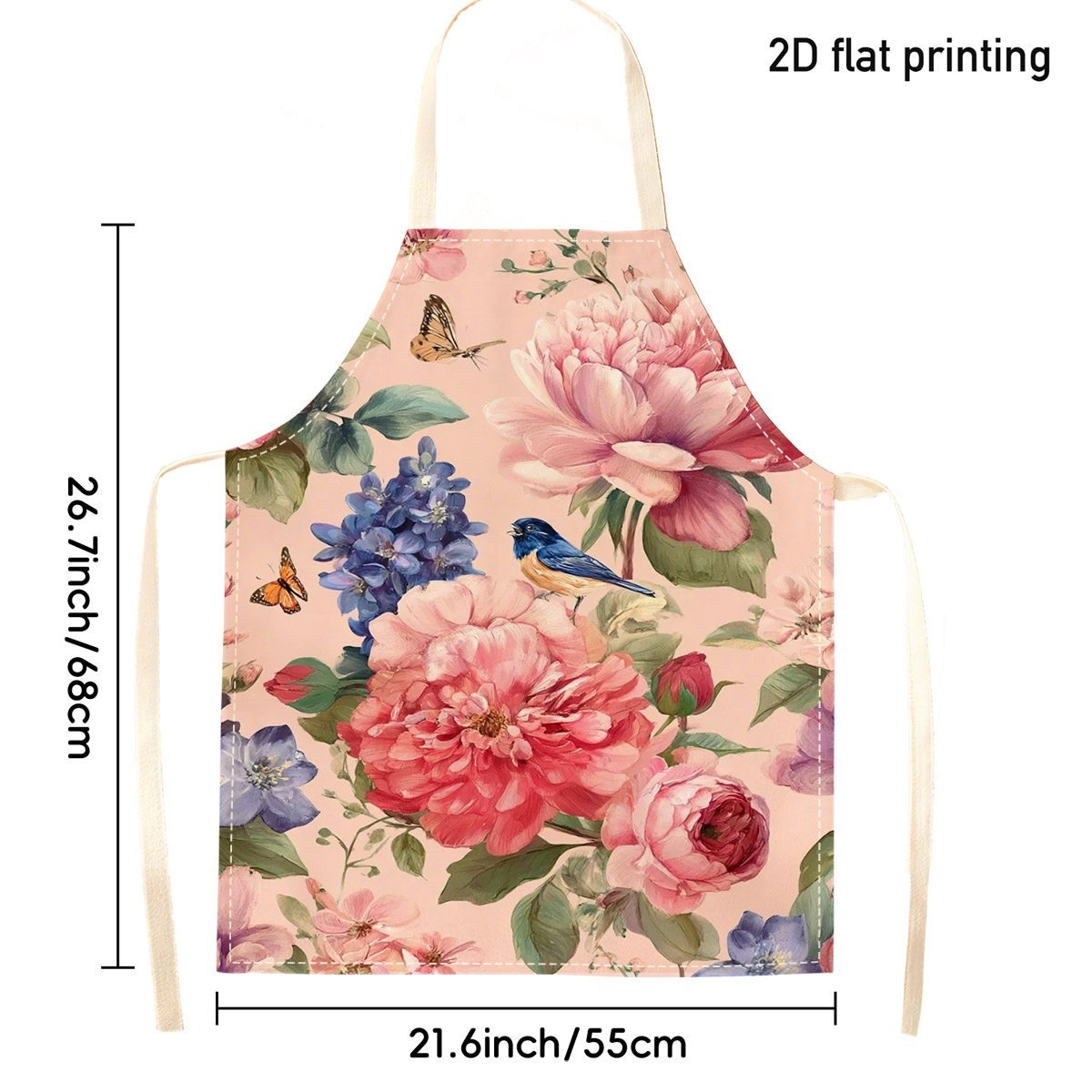 1pc Beautiful Floral Bird Apro - đánh giá và giá Kitchen Baking Gift Ideas