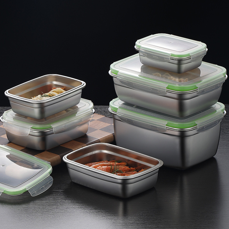 304 Stainless Steel Lunch Box  - đánh giá và giá Kitchen Baking Tins