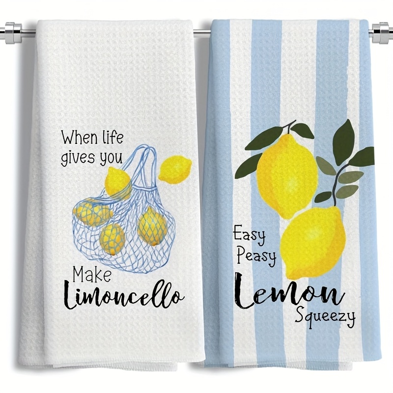 2Pcs, Lemon Mesh Kitchen Towel - đánh giá và giá Kitchen Baking Set