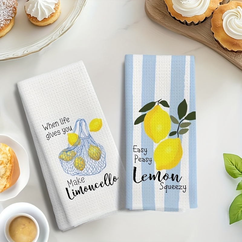 2Pcs, Lemon Mesh Kitchen Towel - đánh giá và giá Kitchen Baking Set