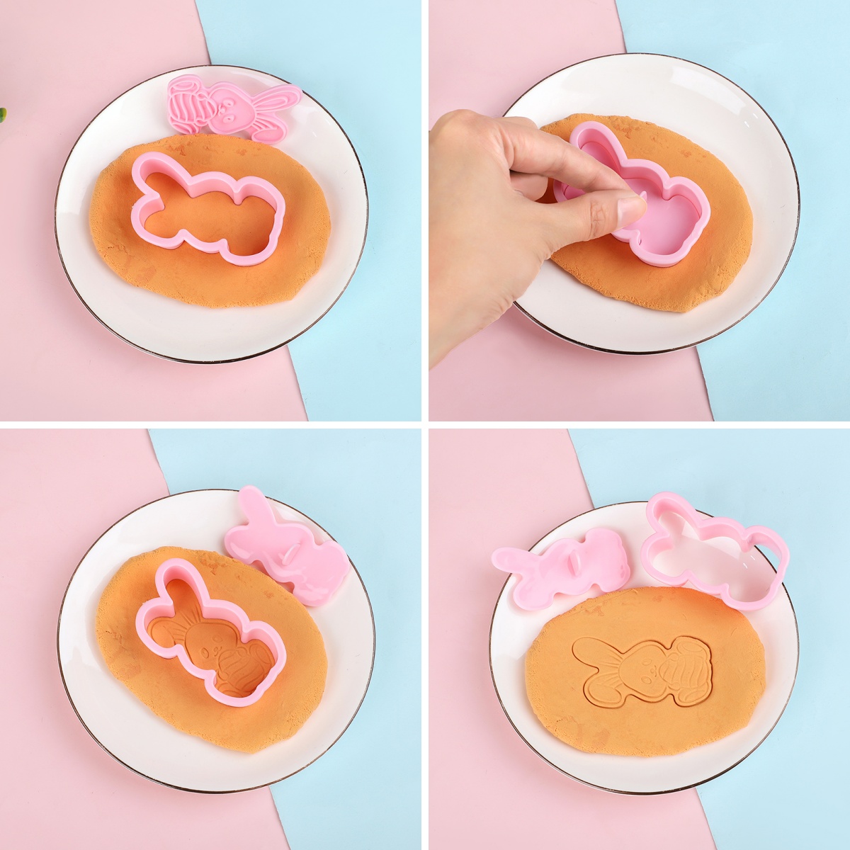 6pcs/Set Easter Bunny Cookie C - đánh giá và giá Kitchen Baking Set