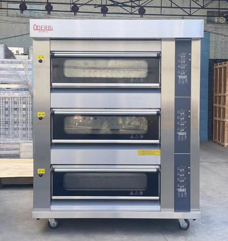Customized Commercial 3 Deck 6 - đánh giá và giá Commercial Kitchen Baking Equipment