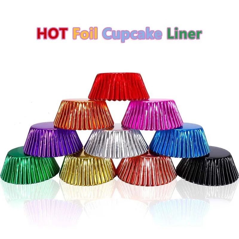 100 piece set of gold foil cup - đánh giá và giá Kitchen Baking Set