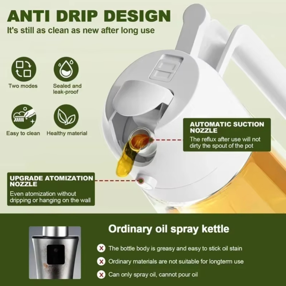 2in1 470ml Plastic Spray Oil S - đánh giá và giá Kitchen Tools For Baking