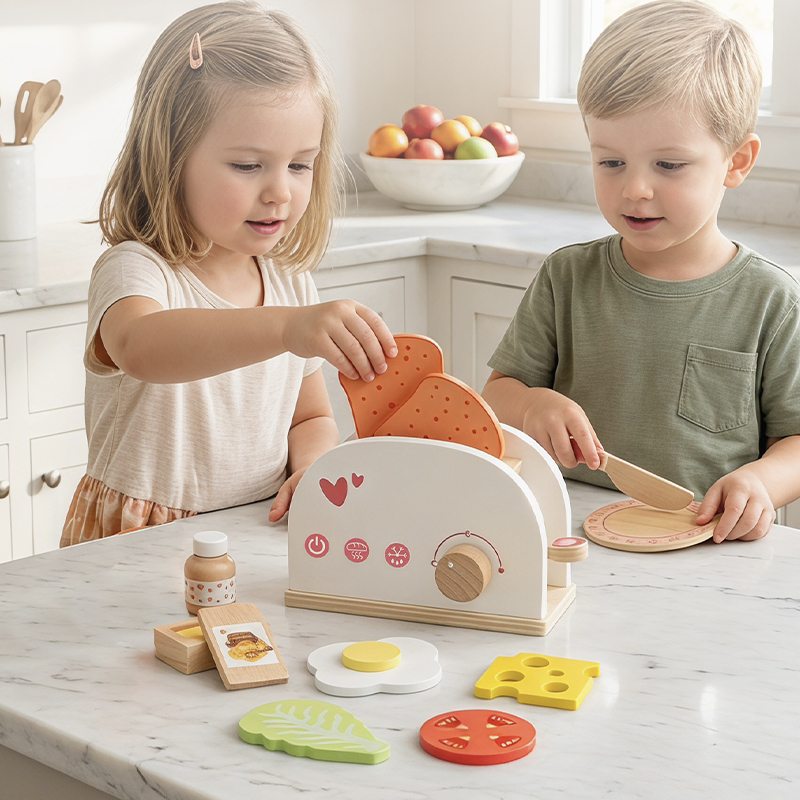 Pretend Play Wooden Kitchen Se - đánh giá và giá Kitchen And Baking Life