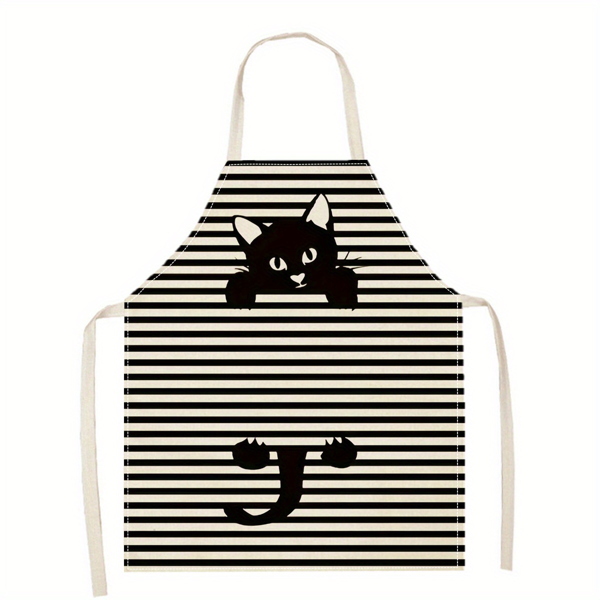 Linen Apron Funny Cat Sunglass - đánh giá và giá Kitchen Baking Gift Ideas