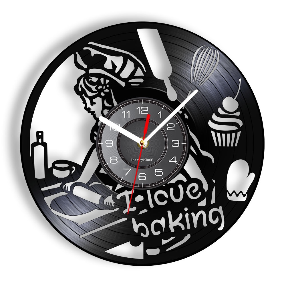 Baking Vinyl Record Wall Clock - đánh giá và giá Kitchen And Baking Life