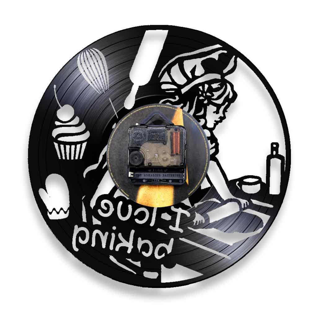 Baking Vinyl Record Wall Clock - đánh giá và giá Kitchen And Baking Life